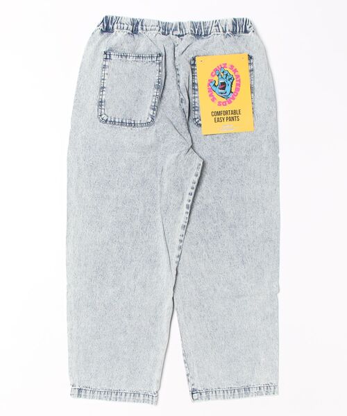 「SANTA CRUZ」 デニムパンツ M ブラック×ホワイト レディース_画像2