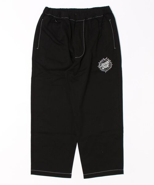 「SANTA CRUZ」 デニムパンツ M ブラック×ホワイト レディース_画像6