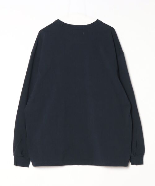 「CAHLUMN」 長袖Tシャツ X-LARGE ネイビー メンズ_画像2
