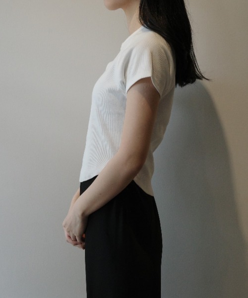 CLANE（クラネ） tシャツ 半袖 CLANE ROUND HEM SHORT SLEEVE TOPS