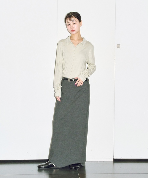「CITYSHOP」 長袖カットソー FREE グリーン レディース_画像4