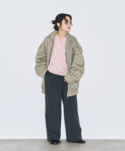 「CITYSHOP」 長袖カットソー FREE グリーン レディース_画像8