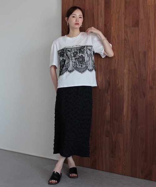 「J by blue」 半袖カットソー MEDIUM ブラック レディース_画像2