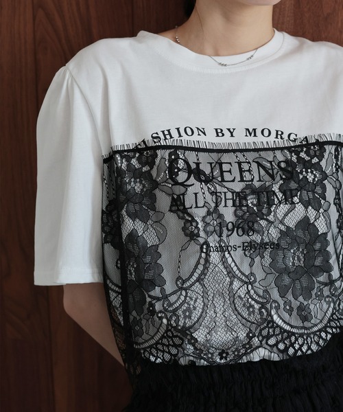 「J by blue」 半袖カットソー MEDIUM ブラック レディース_画像9