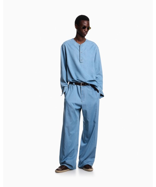 EMPORIO ARMANI ワイドパンツ ジーンズ 「エンポリオ アルマーニ」Icon 