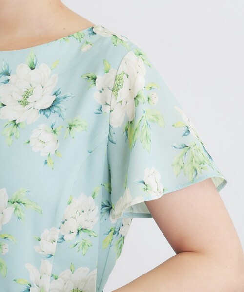 LAURA ASHLEY（ローラアシュレイ） ワンピース 半袖 「2WAYウエスト