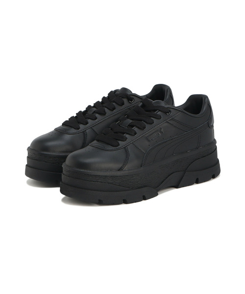 「PUMA」 ローカットスニーカー 24.0cm ホワイト系その他 レディース_画像2