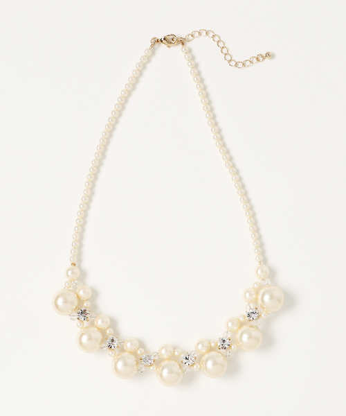 【EVERYBIRTHDAY】Heart Cupid Pearl ネックレース Cupid Heart ワンピース 「Cupid Heart」結婚式ドレス！プチ