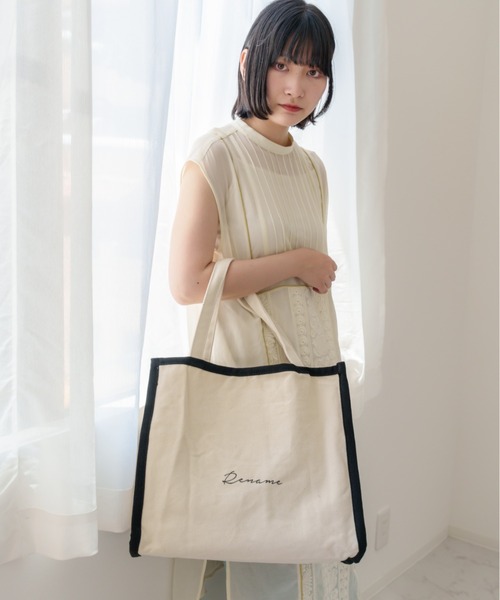 新品未使用 フリルトートバッグ リボン付き収納ボックス セット売り 後ろリボン付きパワーショルダーフラワーチュールレースワンピース