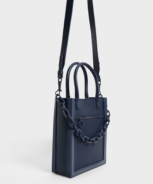 CHARLES ＆ KEITH（チャールズ&キース） トートバッグ バッグ チェーン