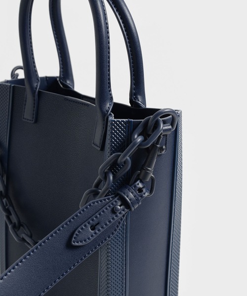 CHARLES ＆ KEITH トートバッグ バッグ チェーンリンク / Chain