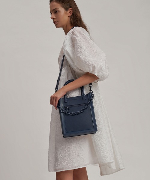 CHARLES ＆ KEITH（チャールズ&キース） トートバッグ バッグ チェーン