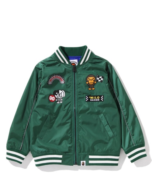ジャケット スタジャン BABY MILO RACING TEAM EMBLEM PRINT