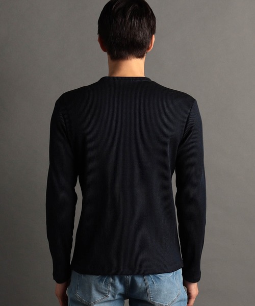 MONSIEUR NICOLE（ムッシュニコル） tシャツ ブライトテレコ Vネック