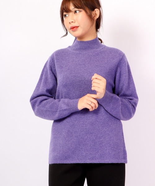 ニット セーター BRODIAEA 洗えるカシミヤシリーズ ハイネック レディース ニット セーター BRODIAEA 洗えるカシミヤシリーズ ハイネック
