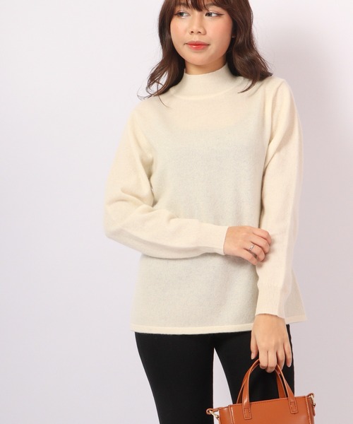 ニット セーター BRODIAEA 洗えるカシミヤシリーズ ハイネック レディース ニット セーター BRODIAEA 洗えるカシミヤシリーズ ハイネック