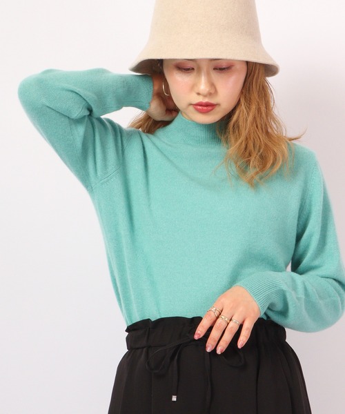 ニット セーター BRODIAEA 洗えるカシミヤシリーズ ハイネックニット