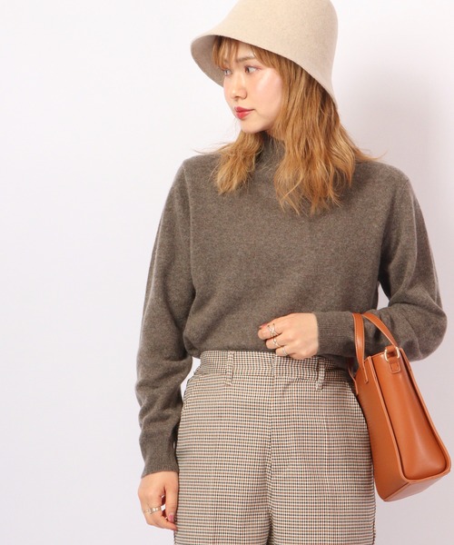 ニット セーター BRODIAEA 洗えるカシミヤシリーズ ハイネック レディース ニット セーター BRODIAEA 洗えるカシミヤシリーズ ハイネック