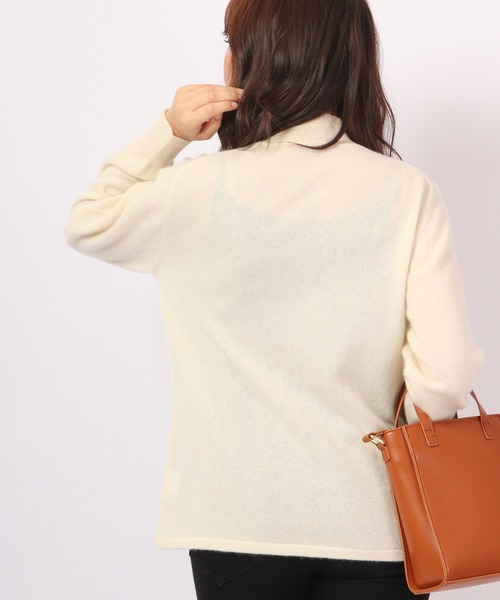 ニット セーター BRODIAEA 洗えるカシミヤシリーズ ハイネック