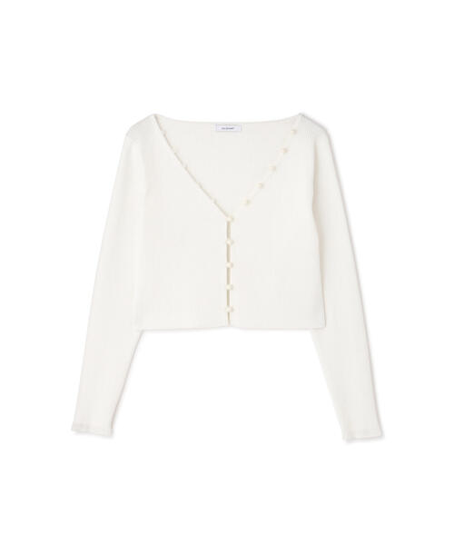 【人気ショップが最安値挑戦！】 JILL STUART カーディガン カラーベーシックリブカーディガン トップス