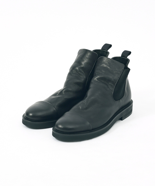 アルフレッドバニスター　ヒールブーツ　サイドゴアブーツ　42 レザー　本革 SHOO IN SHOE】カーフレザー チェルシーブーツ / サイドゴア