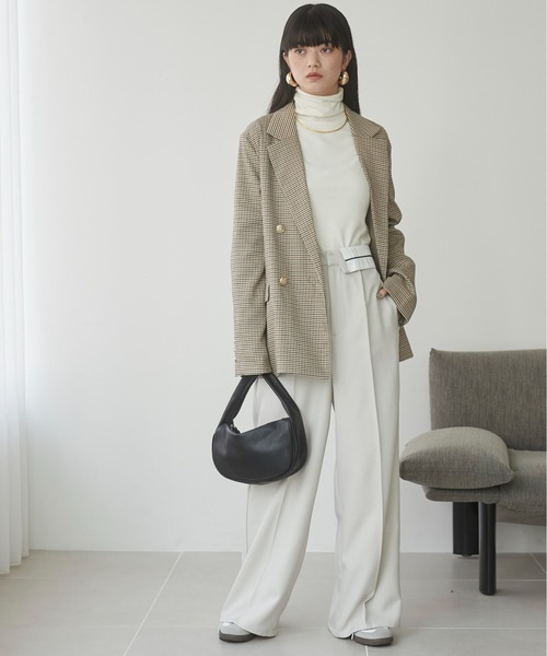 美品✨プラダ ナイロンジャケット テーラード アンコン パイピング 青 ブルー ブルー（青）系 海外 PRADA(プラダ) アウター・ジャケット