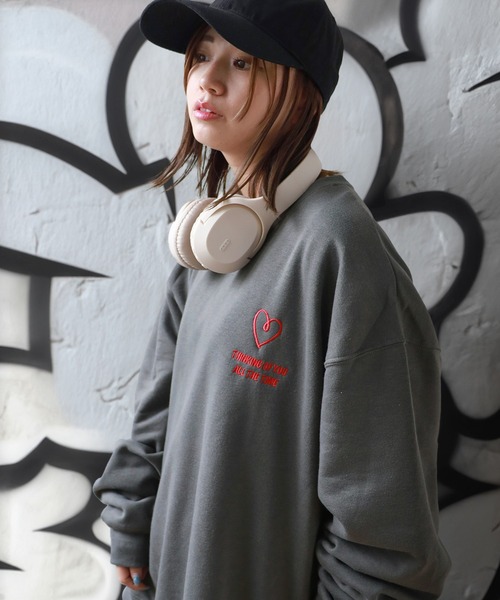 AGF HEART スウェットシャツ Lサイズ AGF HEART スウェットシャツ Lサイズ AGF HEART スウェット
