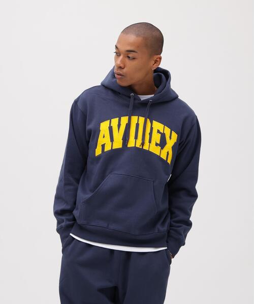 avirex アイコンカスタム　フォトパーカー　美品　size L AVIREX（アヴィレックス） パーカー 「DAILY/デイリー」PULLOVER SWEAT