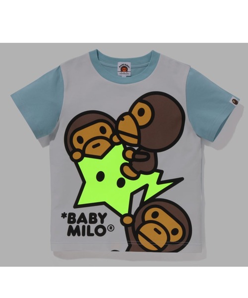 A BATHING APE tシャツ BABYILO STA GLOW IN THE DARK PANEL