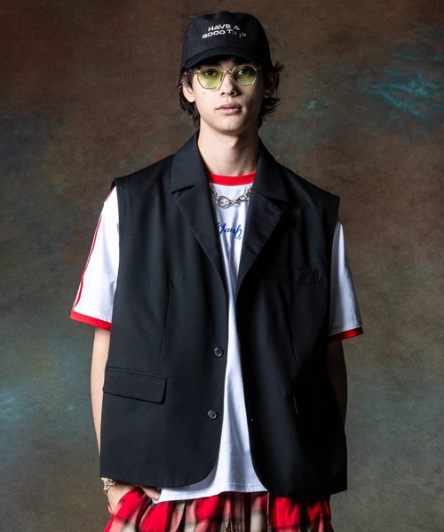 glamb - センパイごまみ様　glamb  グラム  メンズ　テーラードジャケット glamb ジャケット テーラードジャケット Sleeveless Tailored