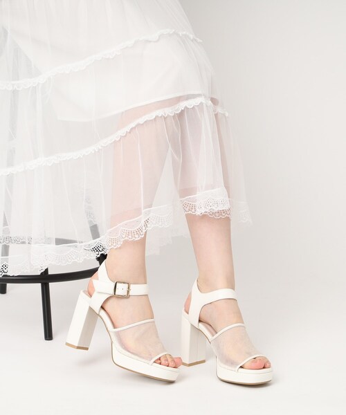 ESPERANZA サンダル ラメチュールコンビサンダル 24SS