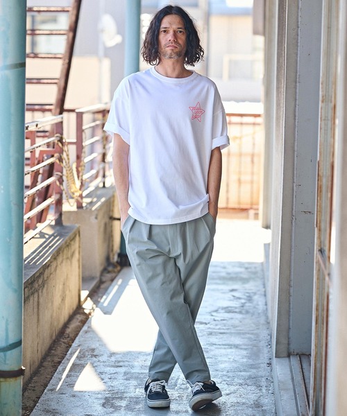 CAMBIO（カンビオ） パンツ mp12185- ZIP使い2タックナイロン