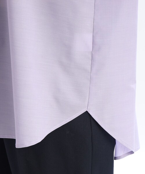 Reflect / リフレクト 【夏SALE／接触冷感／洗える】オフボディシャツブラウス Reflect｜【夏SALE/接触冷感/洗える】オフボディシャツブラウス