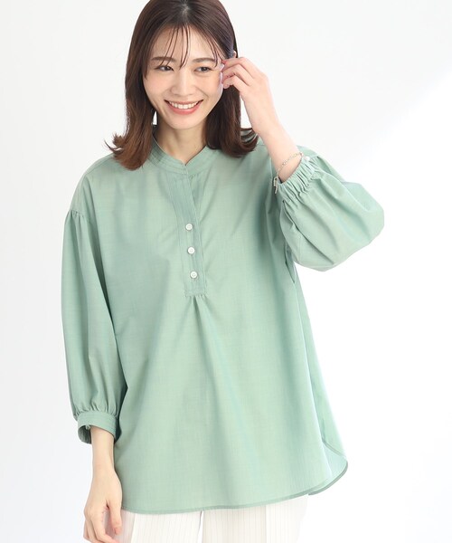Reflect ブラウス シャツ 「SALE／接触冷感／洗える」オフボディ