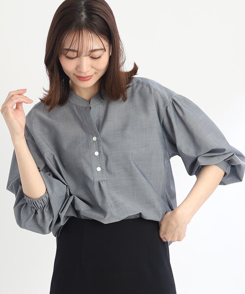 Reflect ブラウス シャツ 「SALE／接触冷感／洗える」オフボディ