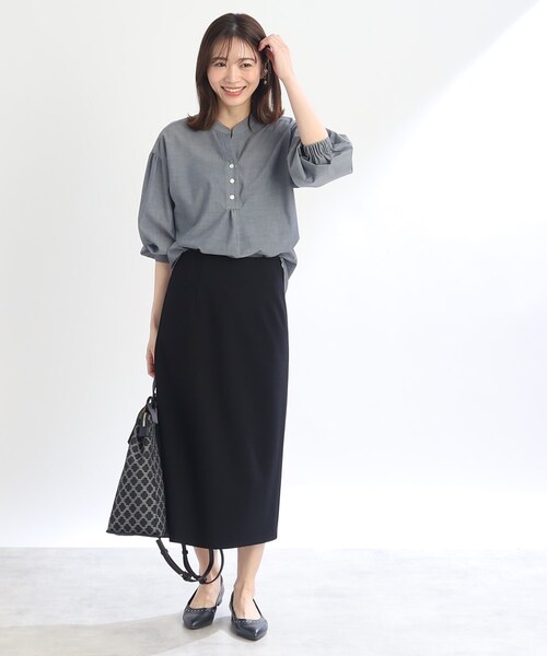 Reflect ブラウス シャツ 「SALE／接触冷感／洗える」オフボディ