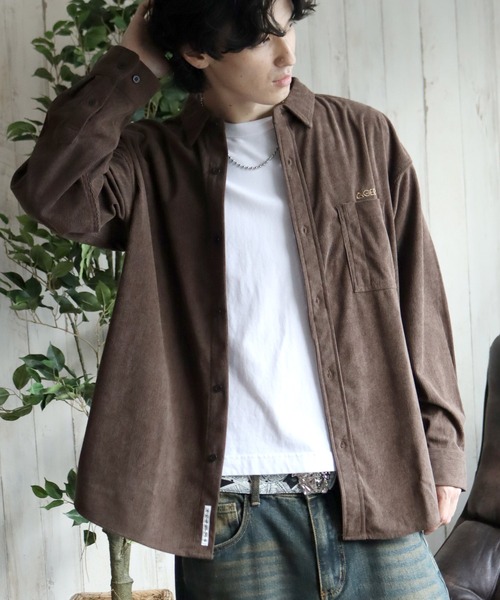 GERRY（ジェリー） シャツ 「GERRY/ジェリー」ワンポイントロゴ ロング