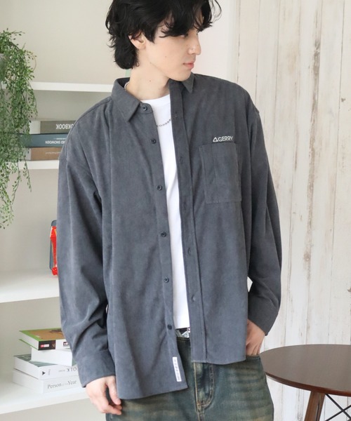 GERRY（ジェリー） シャツ 「GERRY/ジェリー」ワンポイントロゴ ロング