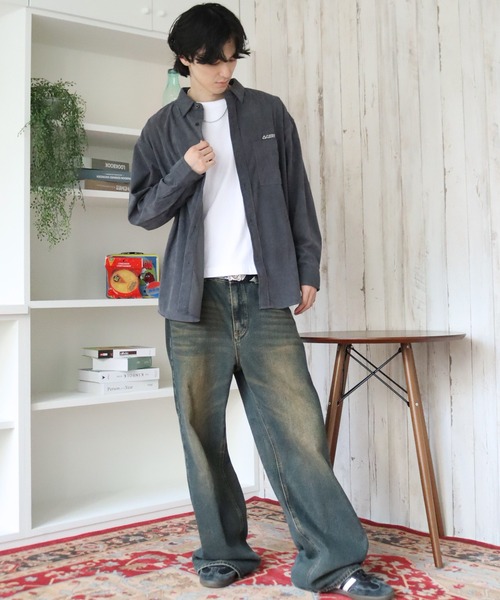 GERRY（ジェリー） シャツ 「GERRY/ジェリー」ワンポイントロゴ ロング