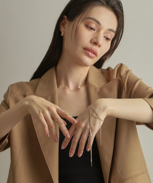 COCOSHNIK（ココシュニック） ブレスレット K10キヘイハンギング