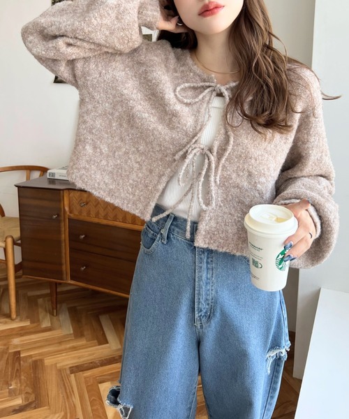 moment+ カーディガン M アイボリー レディース : ZOZOTOWN Yahoo!店