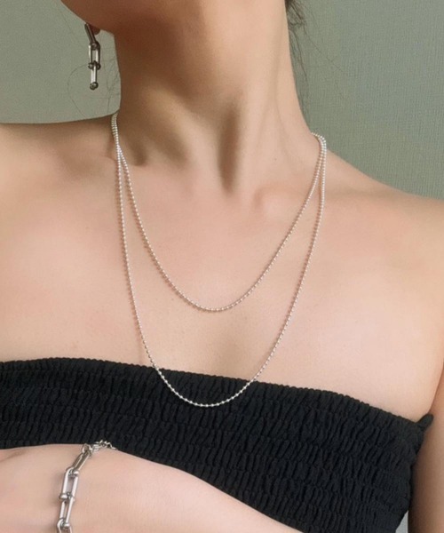 emouv by est（エモーヴバイエスト） ネックレス ボールチェーンロング