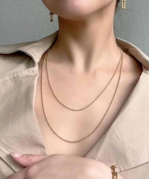 emouv by est（エモーヴバイエスト） ネックレス ボールチェーンロング