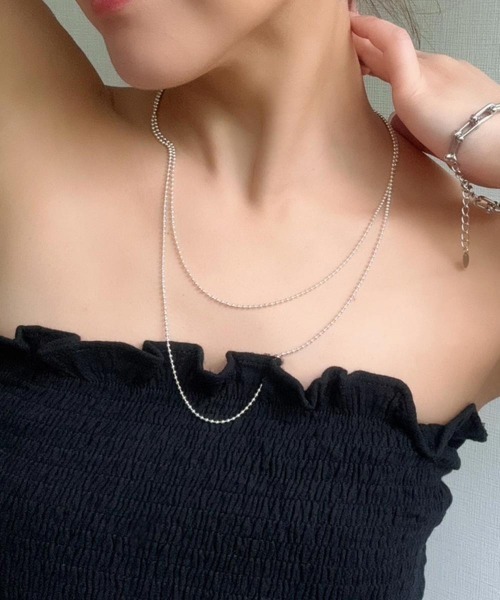 emouv by est（エモーヴバイエスト） ネックレス ボールチェーンロング