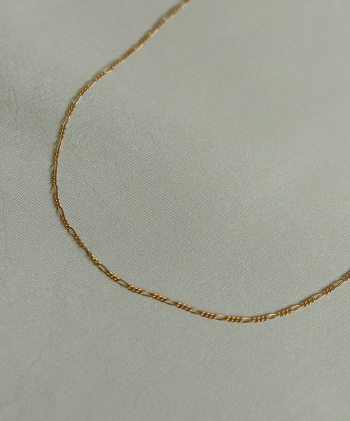 TEN. ネックレス 18KGP フィガロチェーンネックレス 50cm ギフト