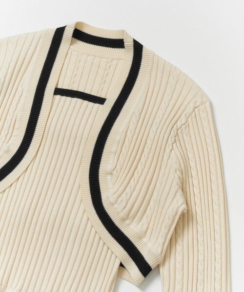 美品　24AW ルルウィルビー　ビスチェボレロニット　2 M LOULOU WILLOUGHBY】ビスチェボレロニット|allureville OFFICIAL
