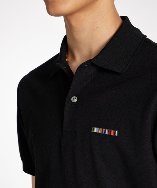 Paul Smith ポロシャツ Signature Stripe Bar” 半袖ポロシャツ