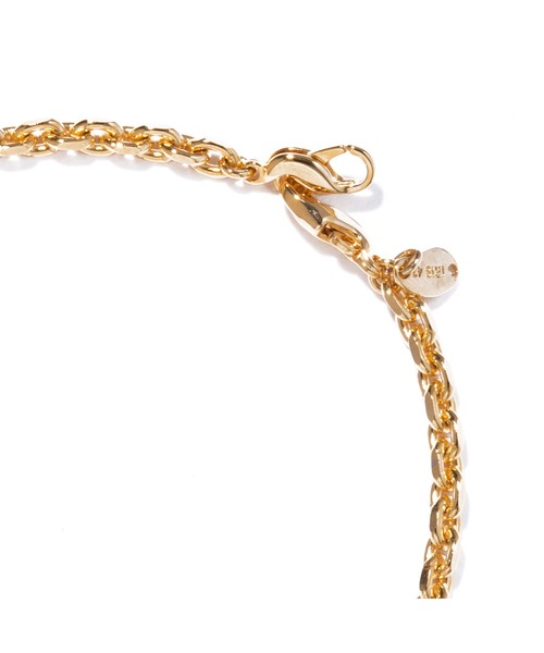 ネックレス 「IRIS 47」elegant glass chain necklace/エレガンス グラスチェーン ネックレス レディースの画像