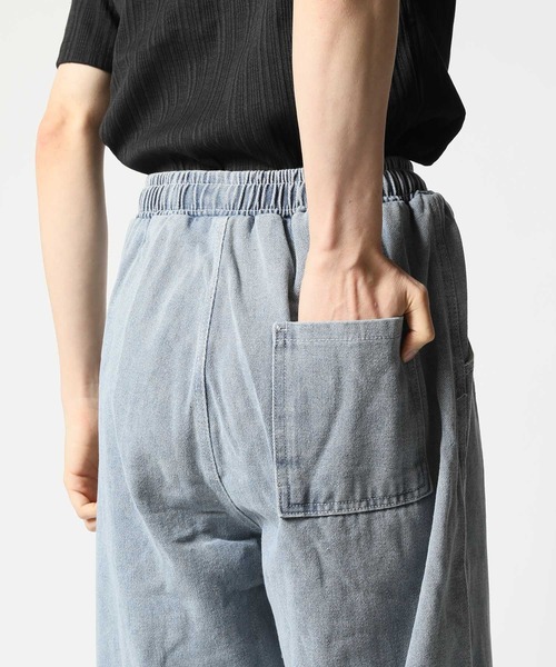 【未使用品】kolor 裾スリットワイドデニム サイズ1 スリットデニムワイドパンツ[cu420] | レディースファッション