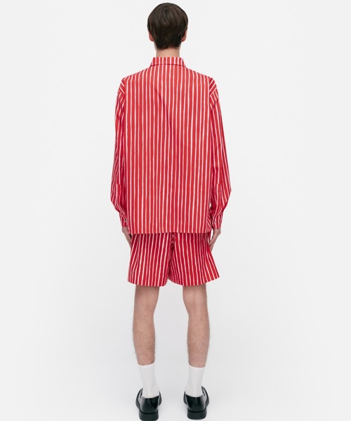【未使用】マリメッコ kioski Piccolo jokapoikaシャツXS marimekko ブラウス シャツ 「kioski」 Piccolo / jokapoika